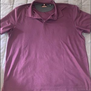 Casual Burgundy Polo